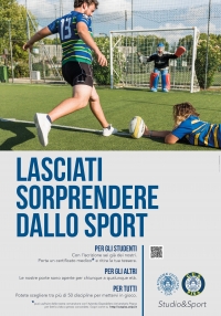 &quot;Lasciati sorprendere dallo sport&quot;: al via la campagna pubblicitaria del CUS Pisa