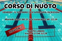 Nuoto, aperte le iscrizioni alla stagione 2018/2019